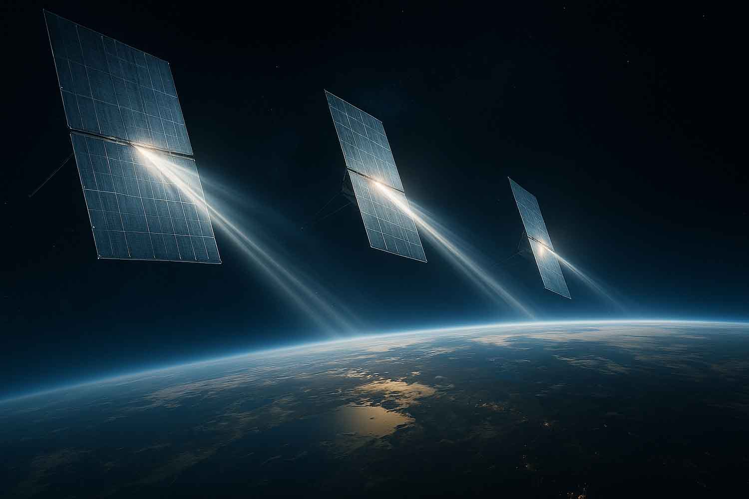 specchi nello spazio