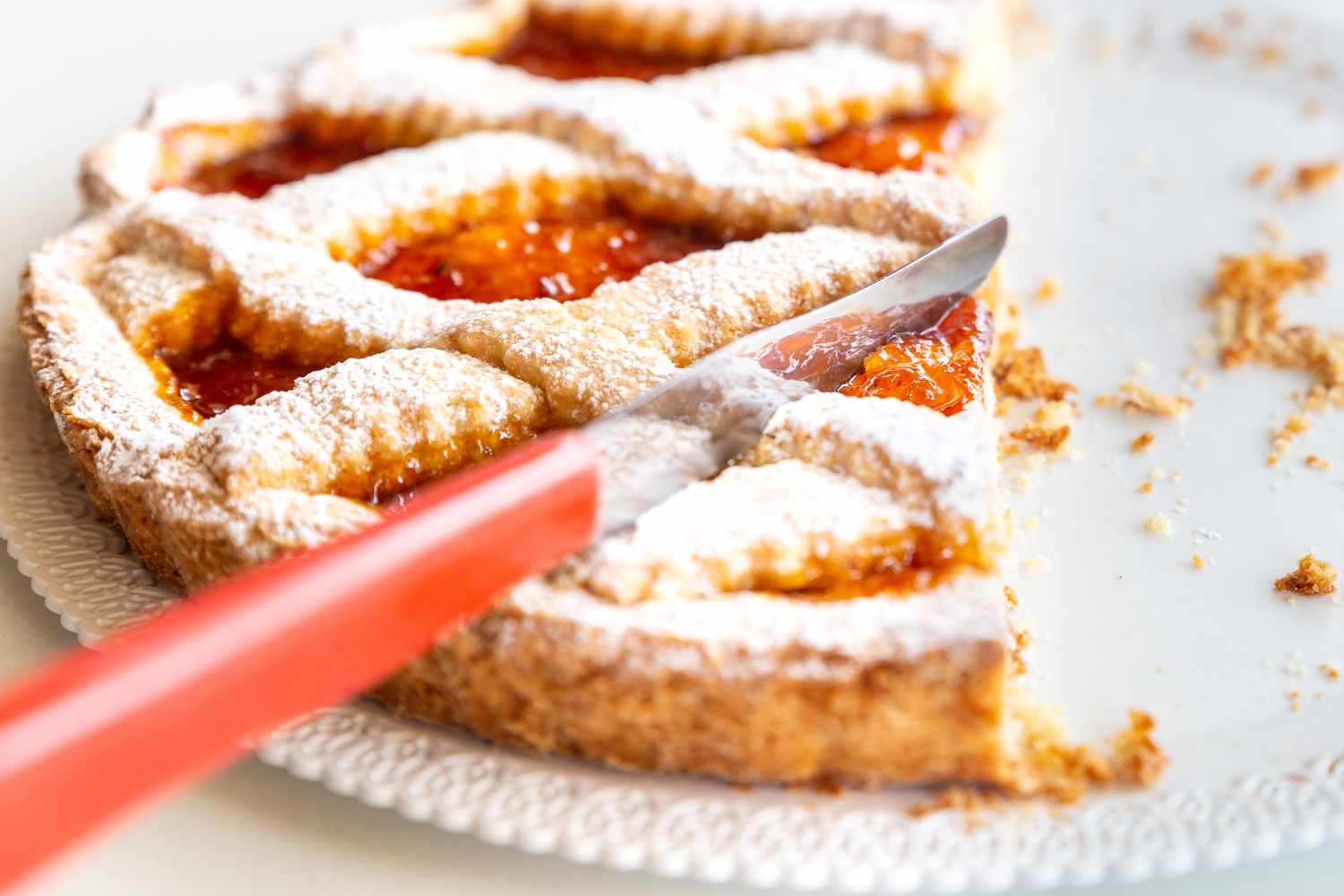 tart with orange marmalade
