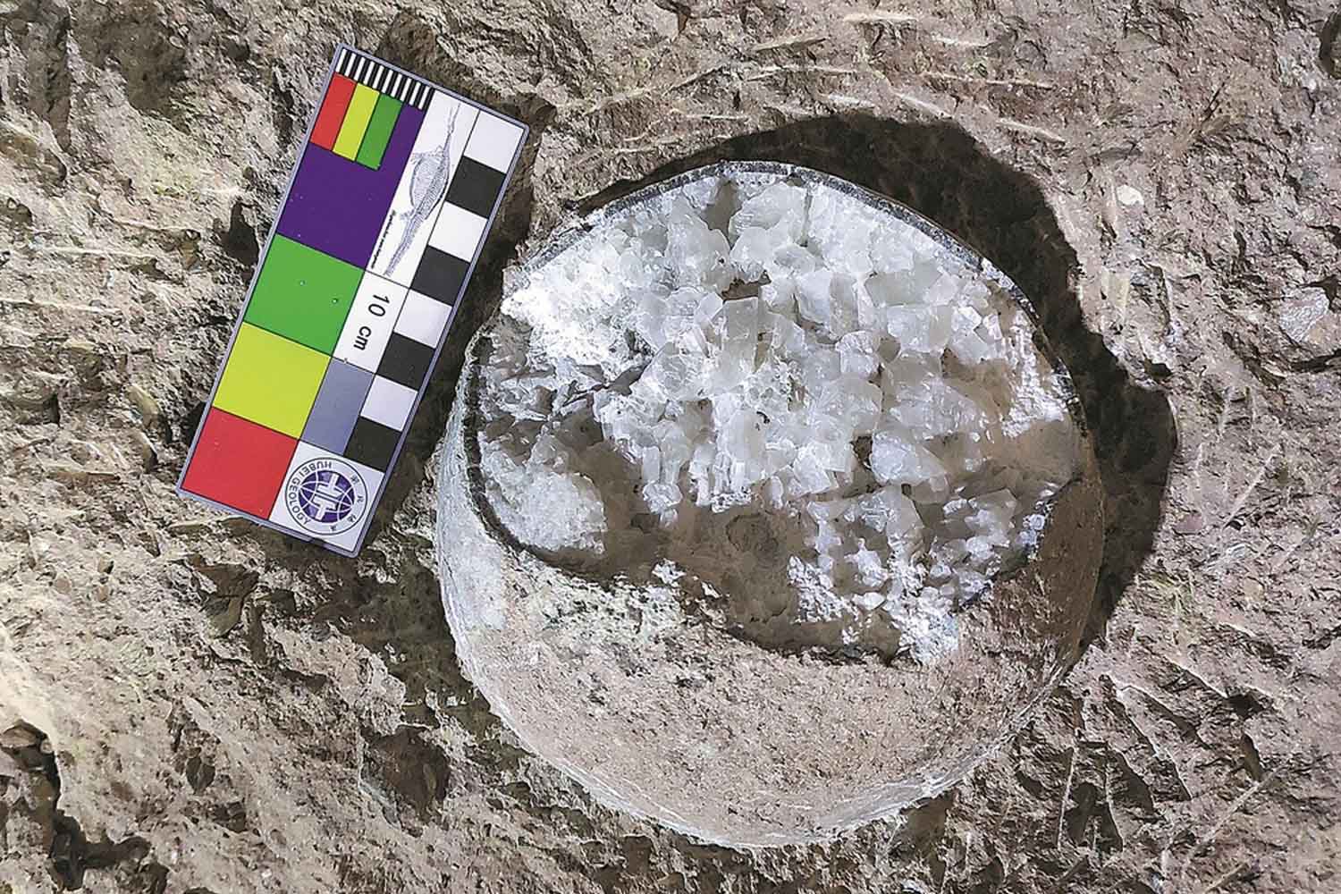 uova cristallizzate di dinosauro