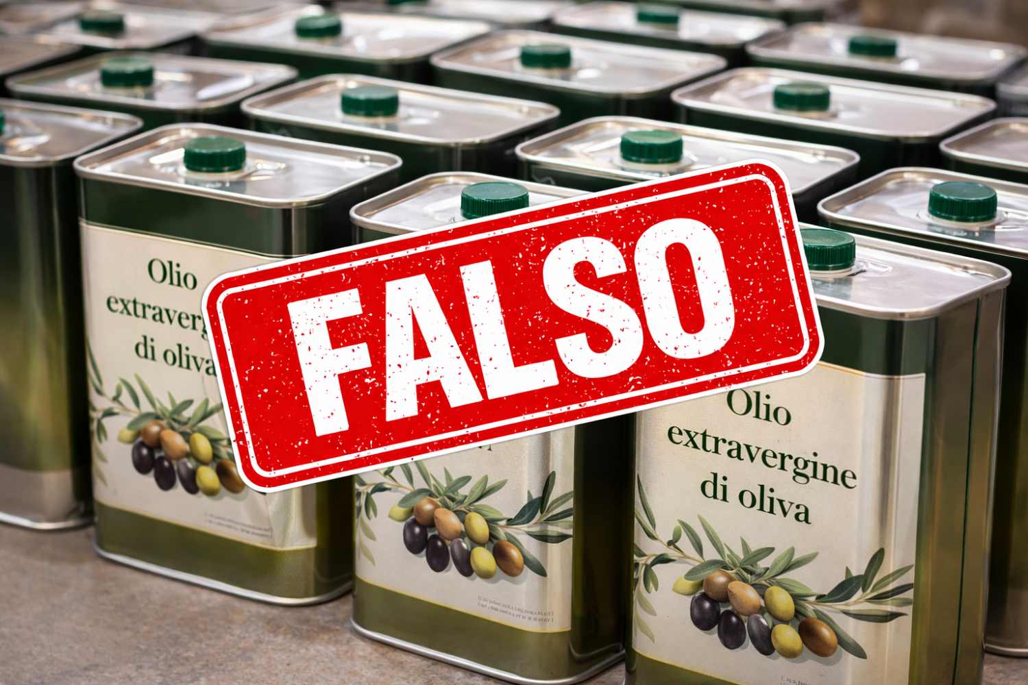 olio extravergine falso