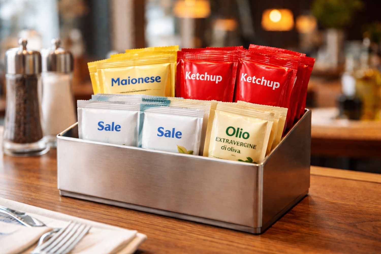 bustine monodose ristorante