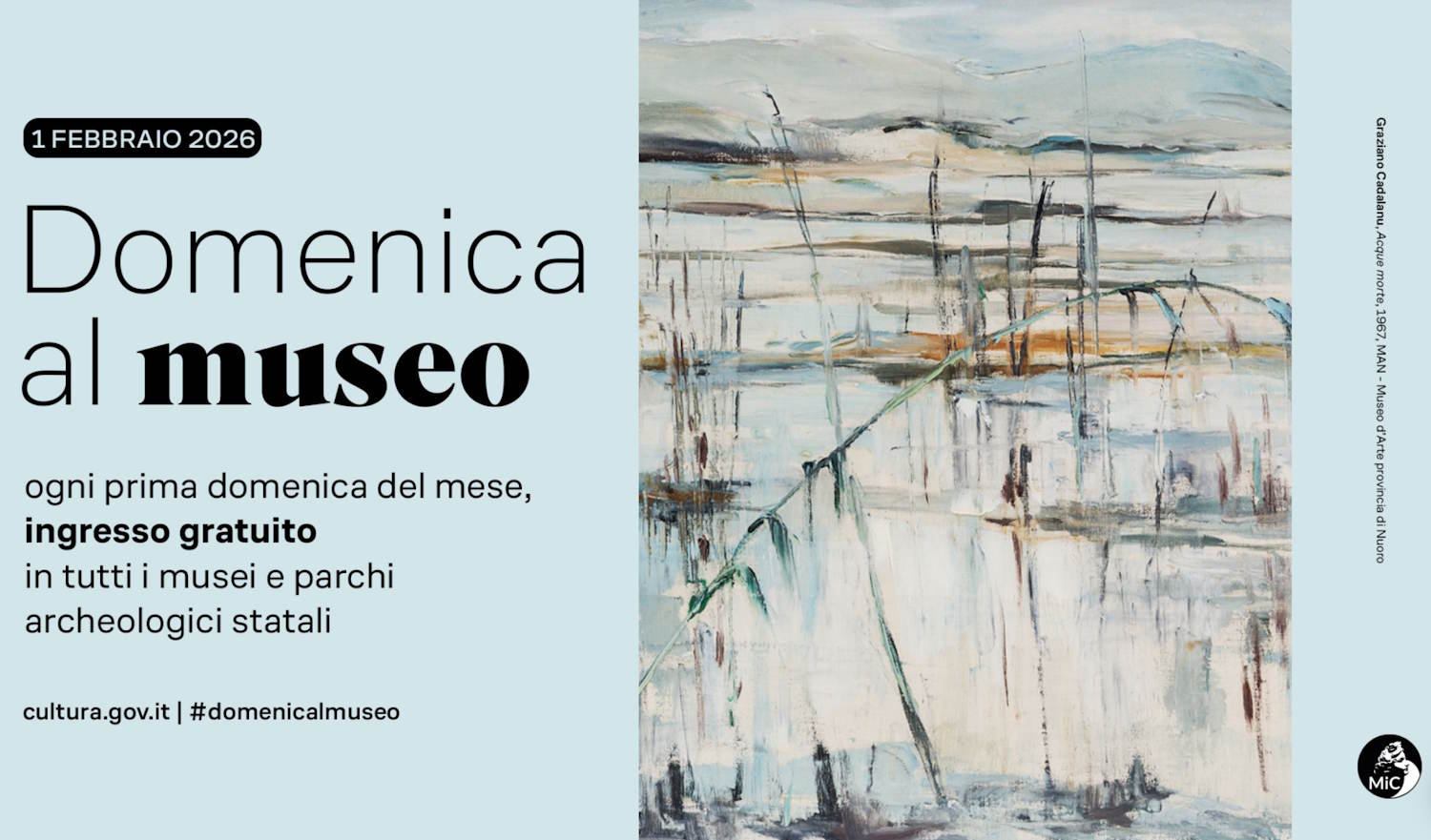 domenica al museo 1° febbraio 2026