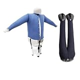 EOLO Irons Shirts Trousers SA04 R INOX Hot Air Clothes Drying Rack Professional Vertical Ironing Mannequin Inflatable Robot 4 Wheels 2 Programs Made in Italy 5 Year Warranty A++ Efficiency