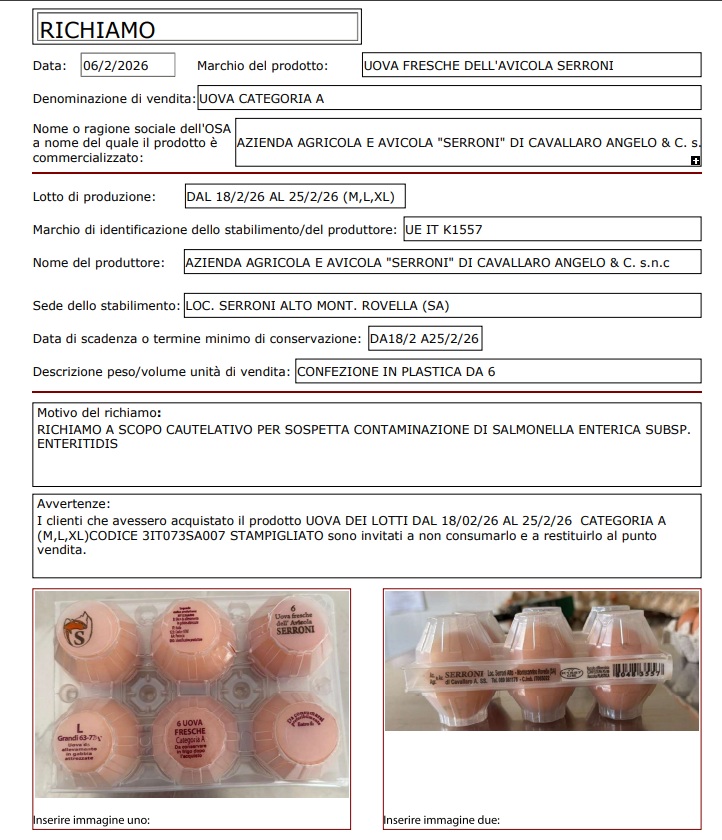 egg recall 2 poultry serroni