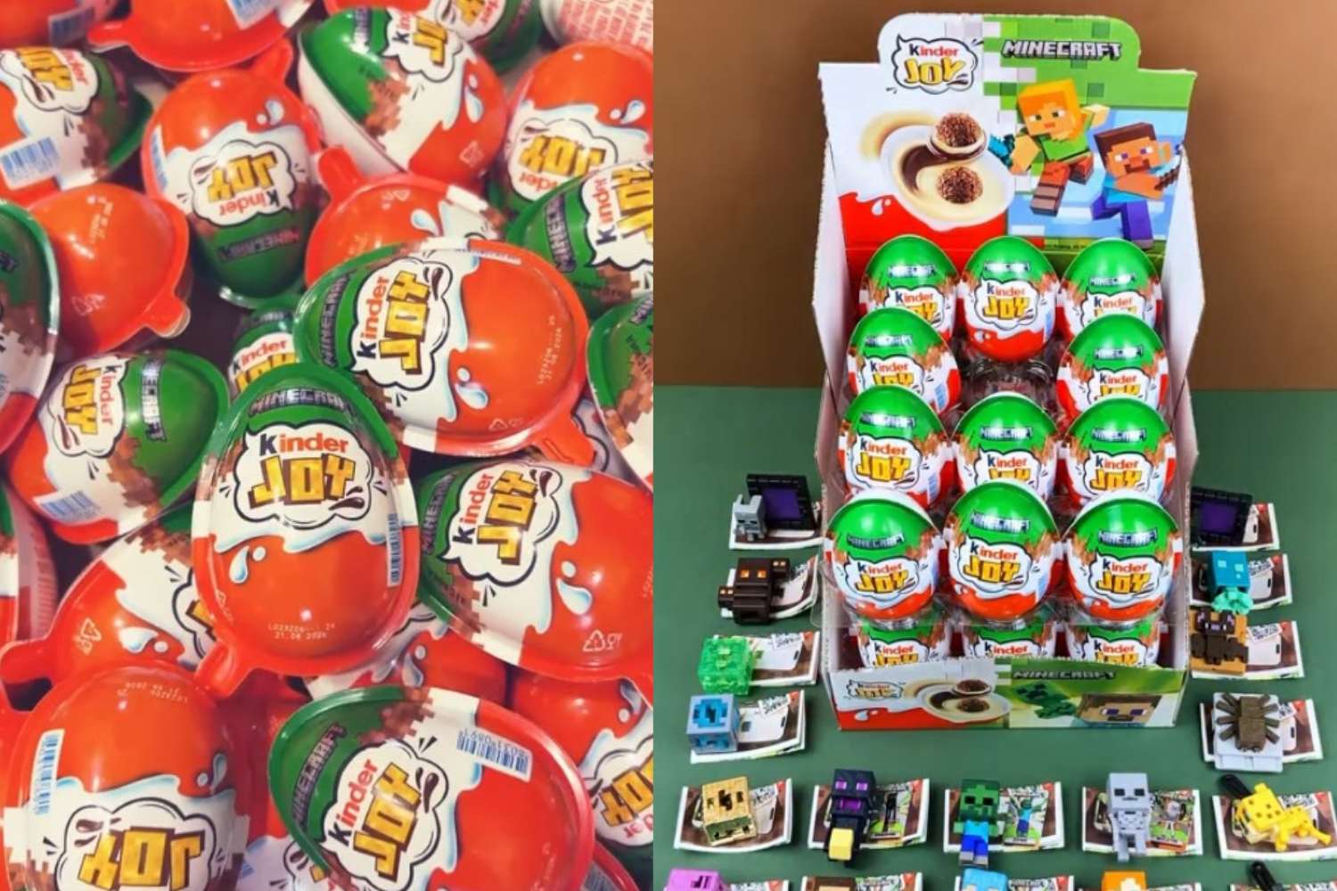 kinder joy minecraft