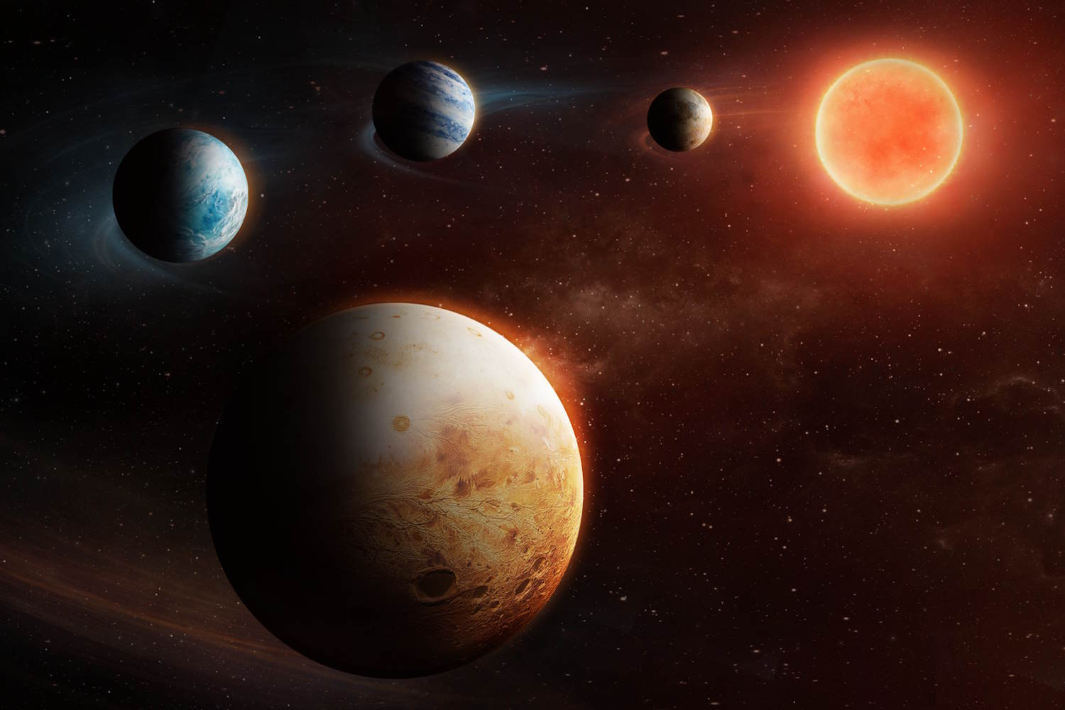 sistema planetario a rovescio