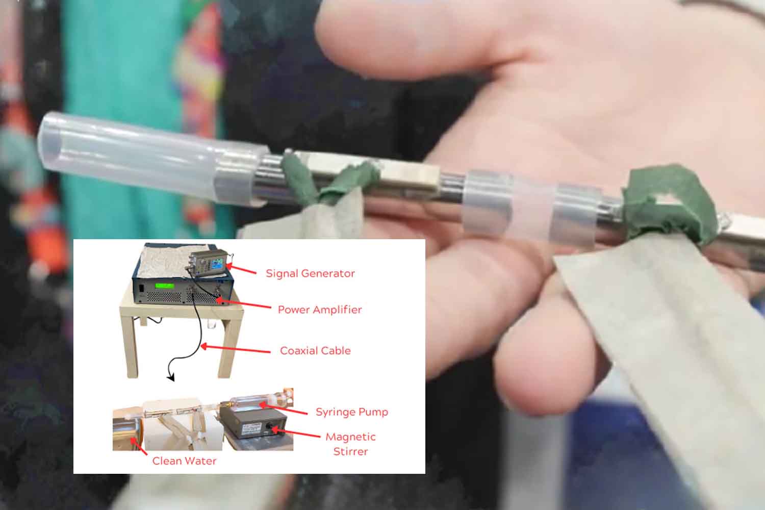 Ultrasuoni contro microplastiche