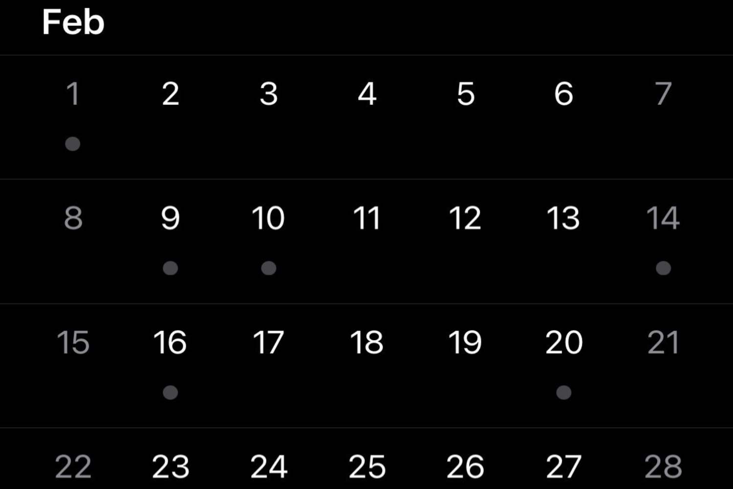 Febbraio mese perfetto