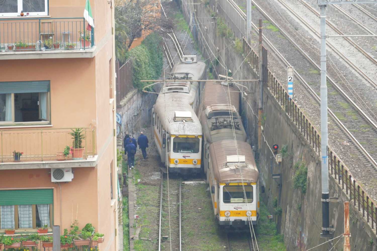 Treni scontro
