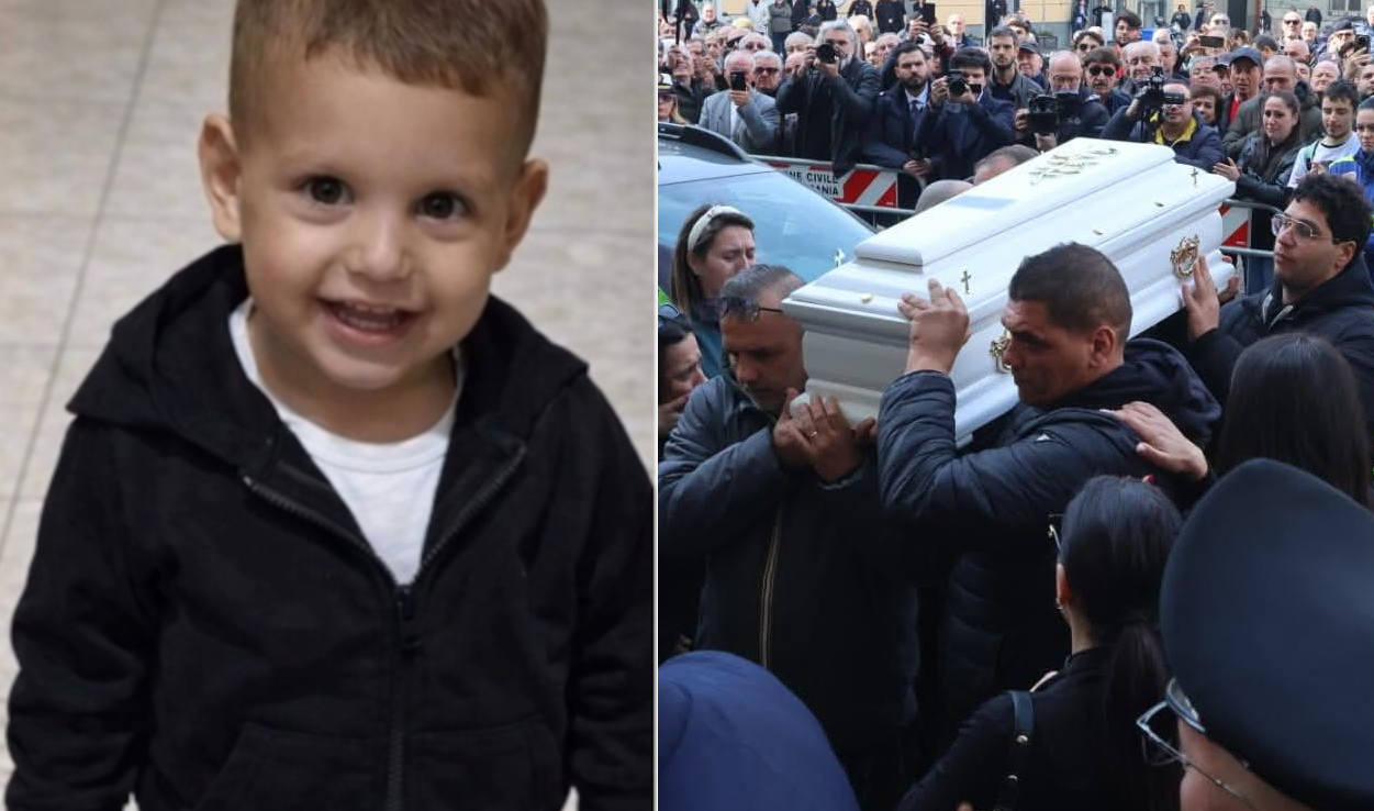 Italy bids its final farewell to little Domenico, the child with the "burnt" heart (and a star will bear his name)