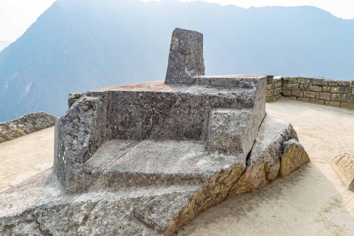 Intihuatana stone from Machu Picchu