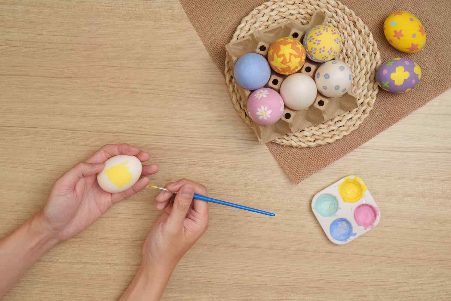 colorare uova pasqua