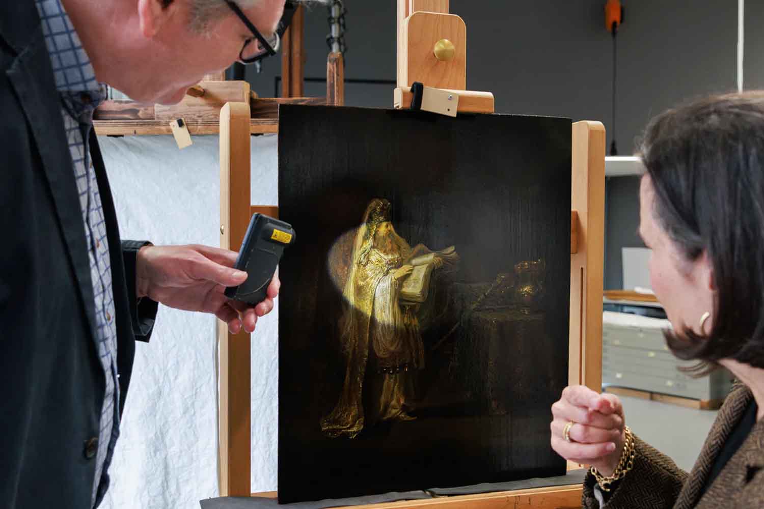 Rembrandt La visione di Zaccaria nel tempio