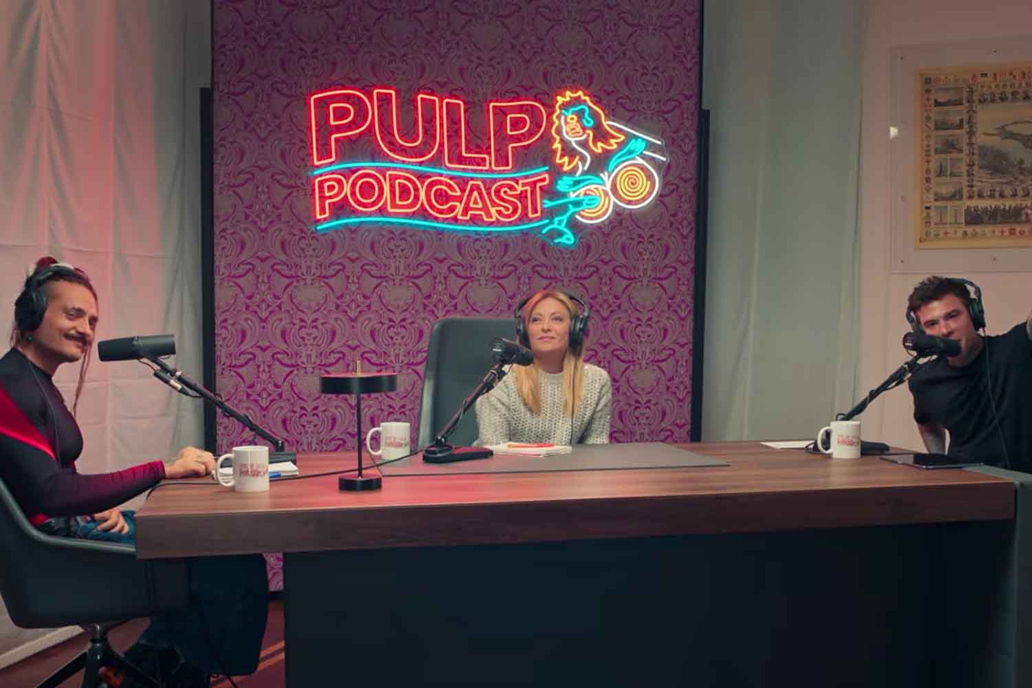 Giorgia Meloni a Pulp Podcast