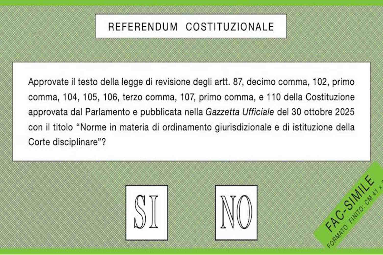 referendum fac simile