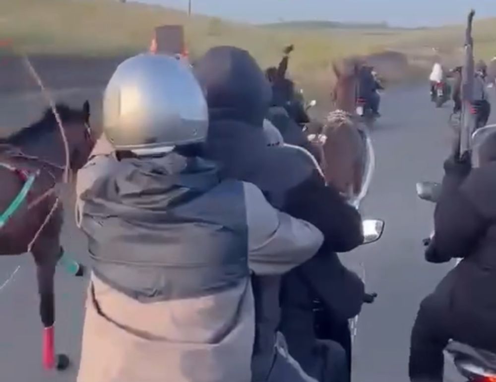 Chilling scenes from guerrilla warfare in the Catania area, clandestine race with guns and Kalashnikovs: two horses seized