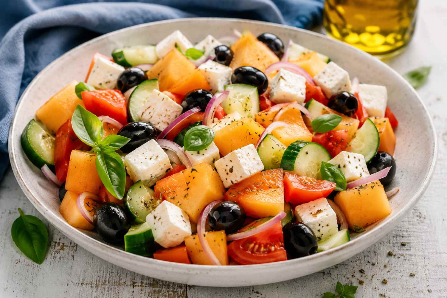 greek melon salad