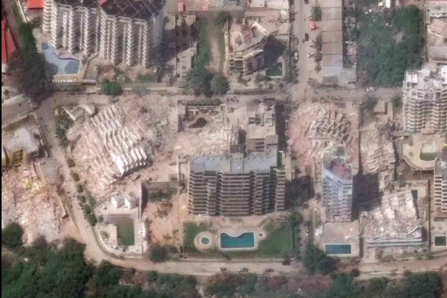 Venezuela earthquake satellite images