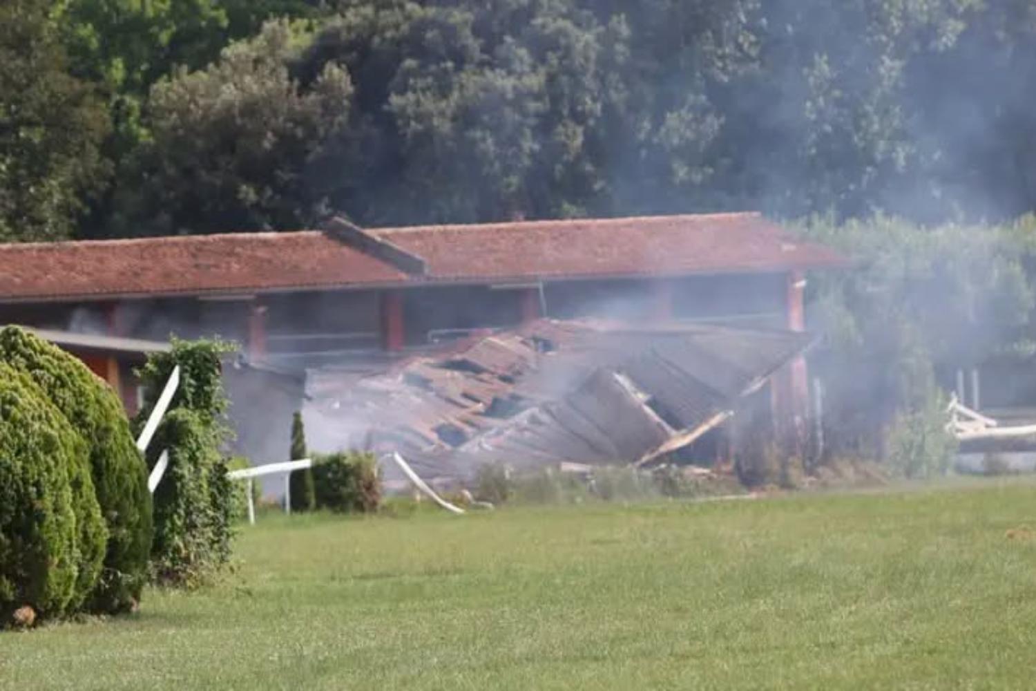 Incendio ippodromo