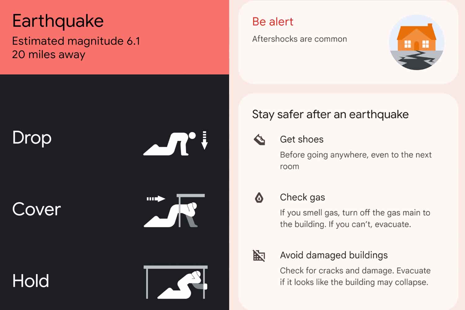 Allerta terremoto android
