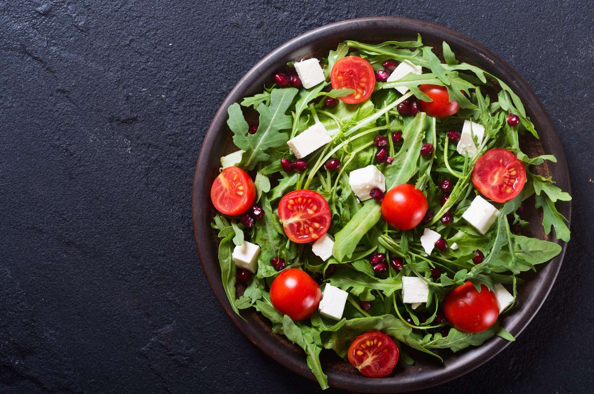 rocket and feta salad