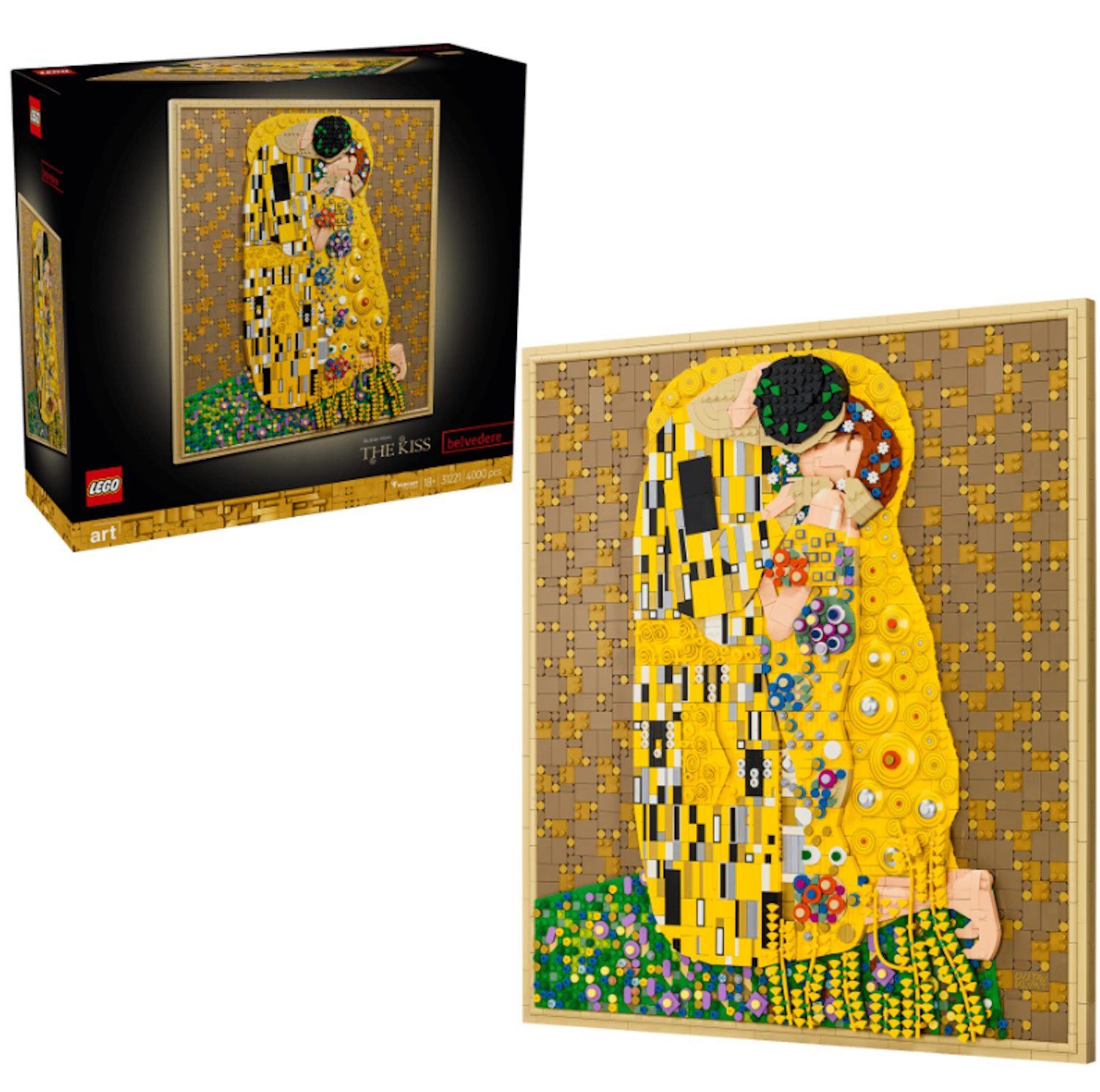 klimt kiss lego set