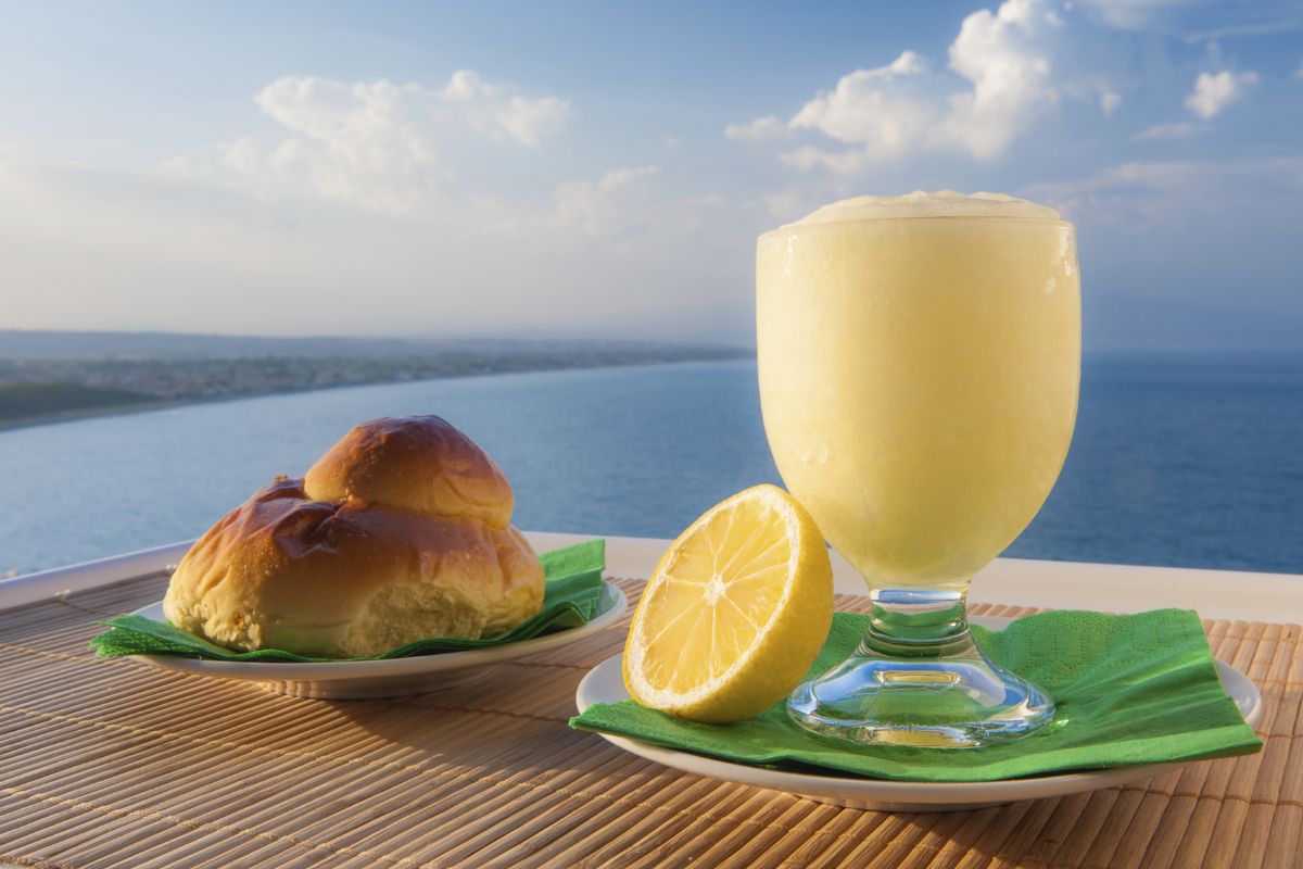 Sicilian lemon granita