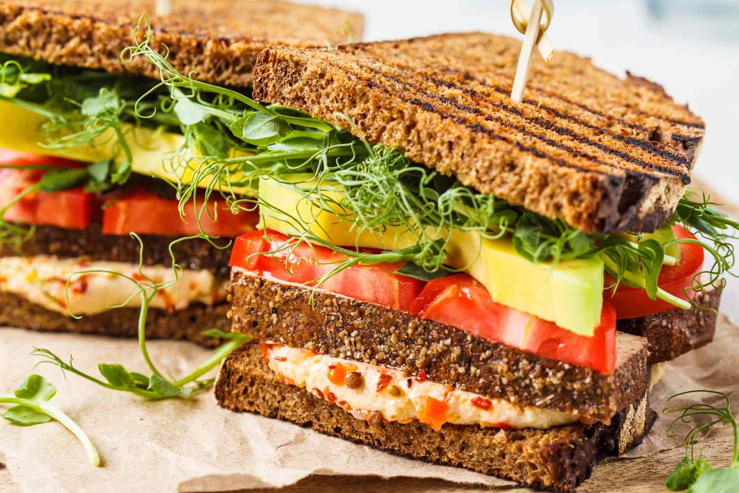 hummus sandwich