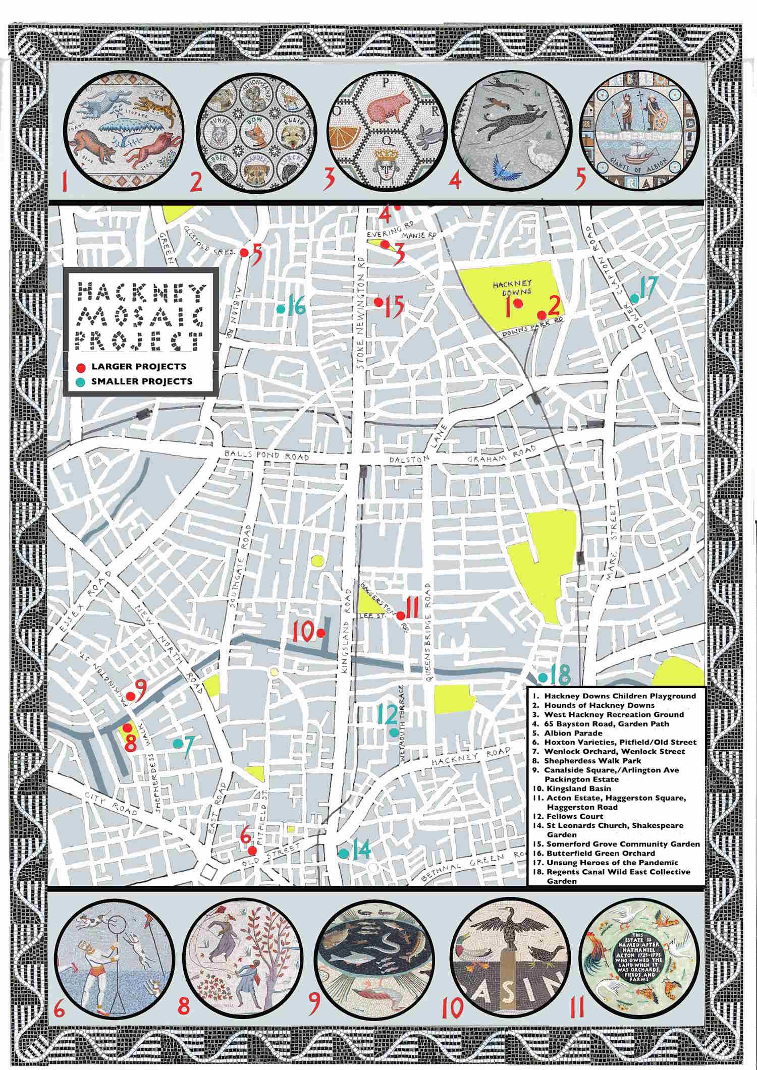 mosaic map