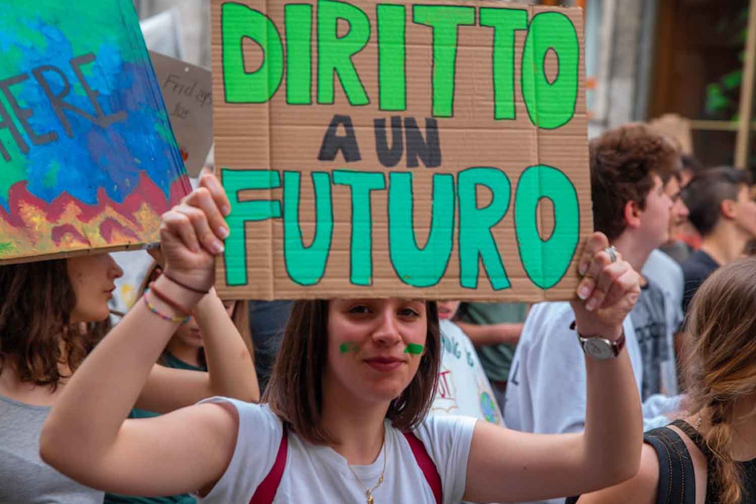 manifestazione diritto a un futuro Gen Z