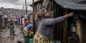 In Nairobi it is the women who keep the “shanties” and neighborhoods standing during floods or extreme heat