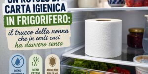 Why are many people putting a roll of toilet paper in the refrigerator (especially in holiday homes)?