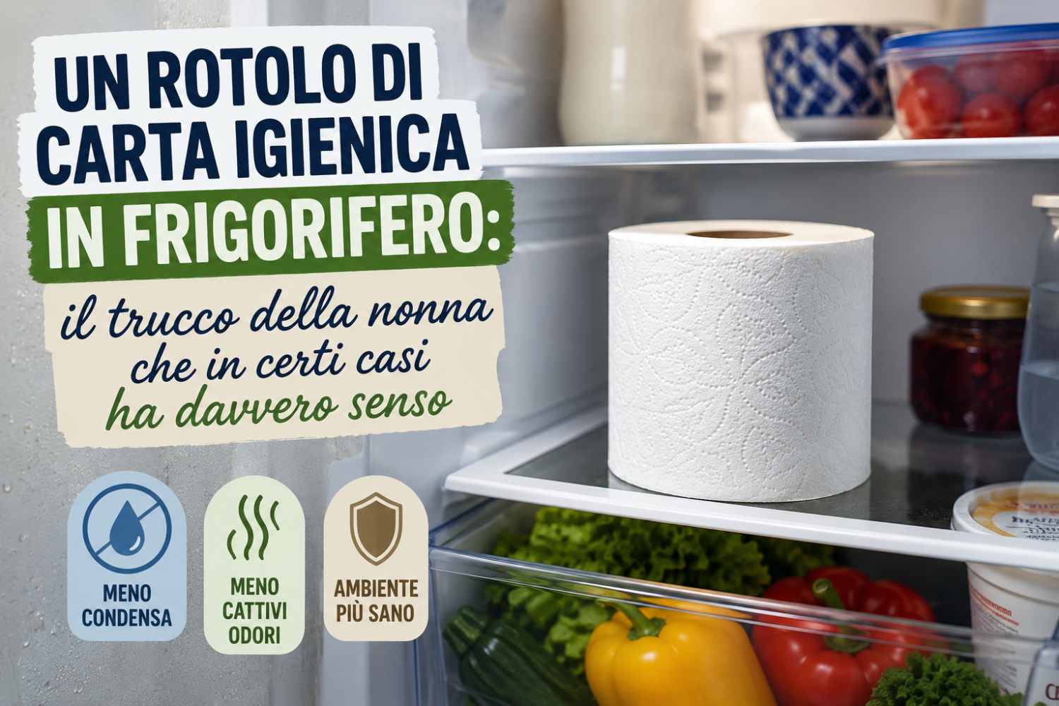 carta igienica frigorifero