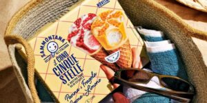 We tasted the new Sammontana cream and strawberry and cream and lemon ice cream cones for you