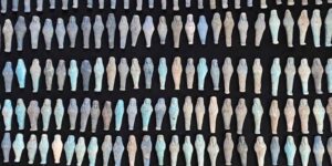 Extraordinary discovery in the Nile Delta: over 500 ushabtis, mummies and ceramics from Rhodes in a single tomb