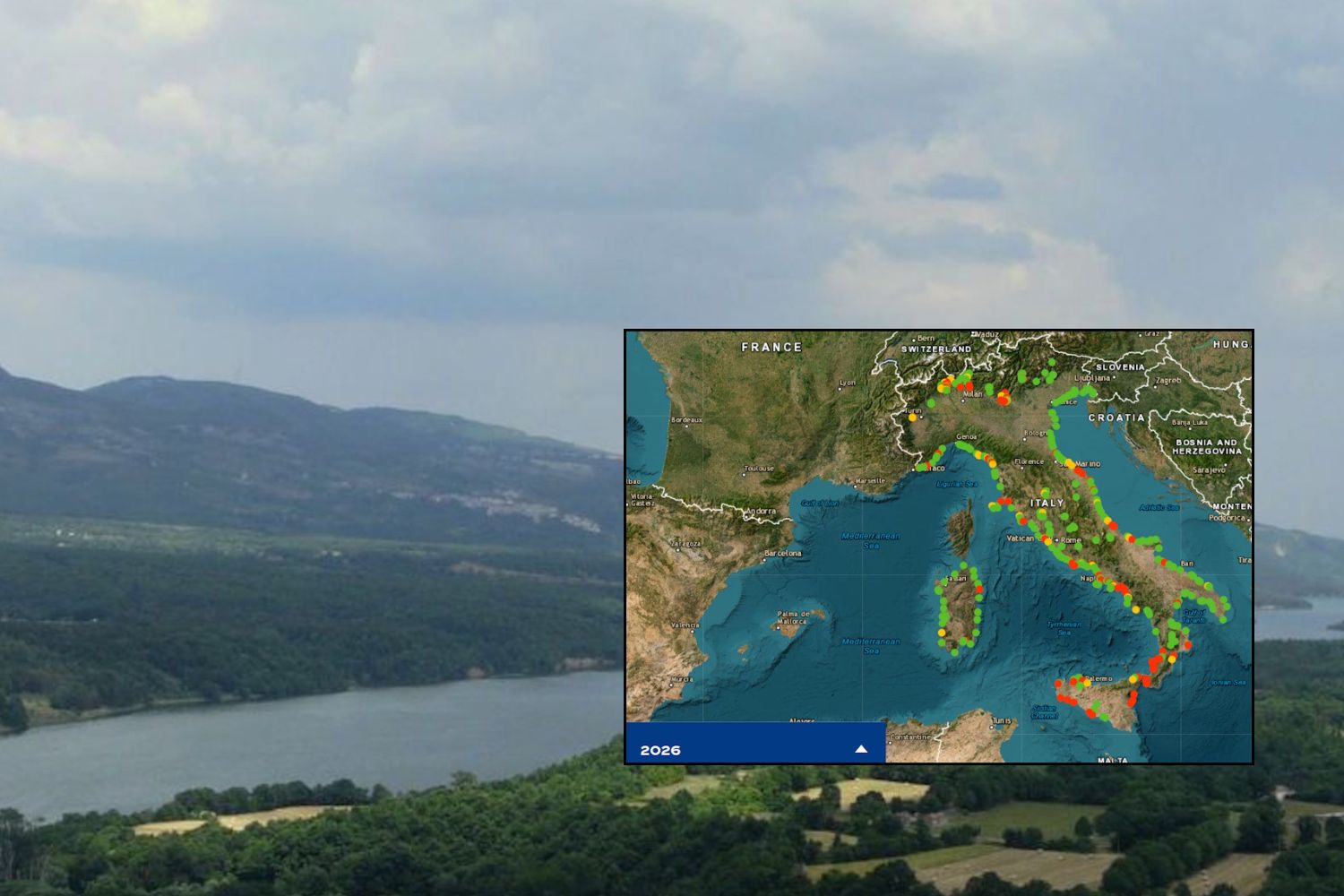 mari e laghi italiani