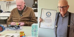 At 95, he sets the world record as the oldest speedcuber: he solved the Rubik’s Cube in just over 5 minutes
