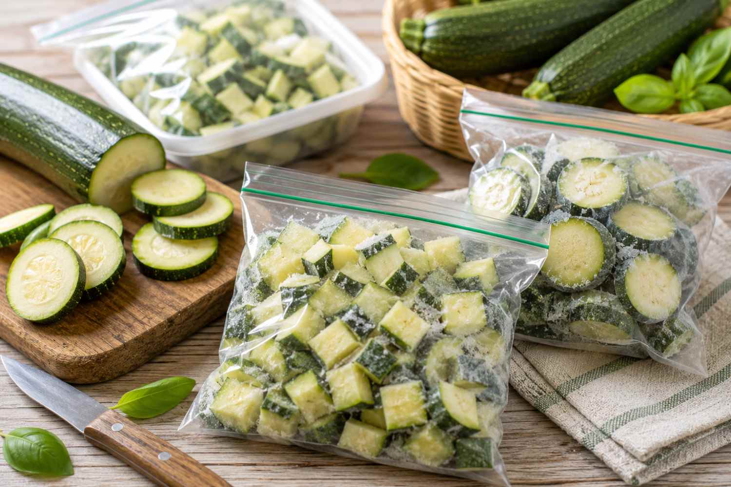 zucchine congelate
