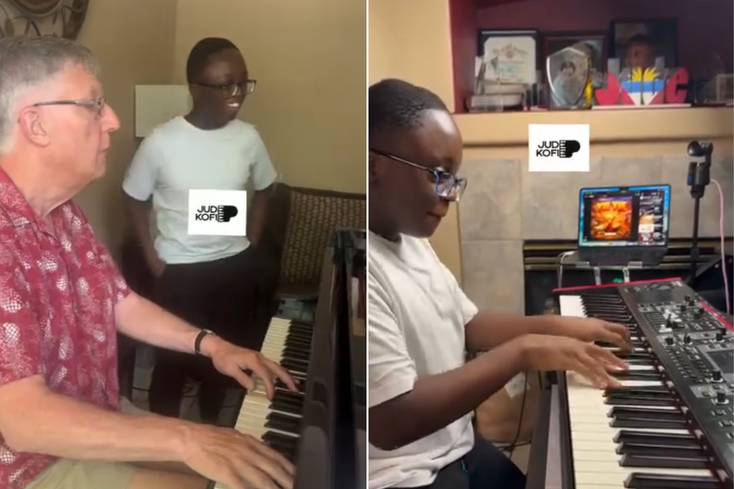 Bambino autistico piano