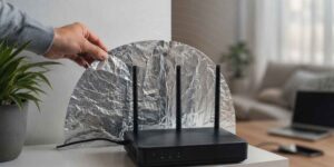 Does the aluminum foil behind the router trick work? Does it really improve Wi-Fi reception at home?