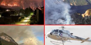 Friuli is burning: forests on fire and homes evacuated