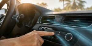 Hot car in the sun? This is the correct method for using the windows, climate control and the air recirculation button