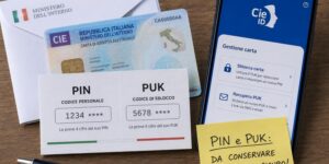 How to recover the CIE PIN and PUK codes to use it instead of the SPID