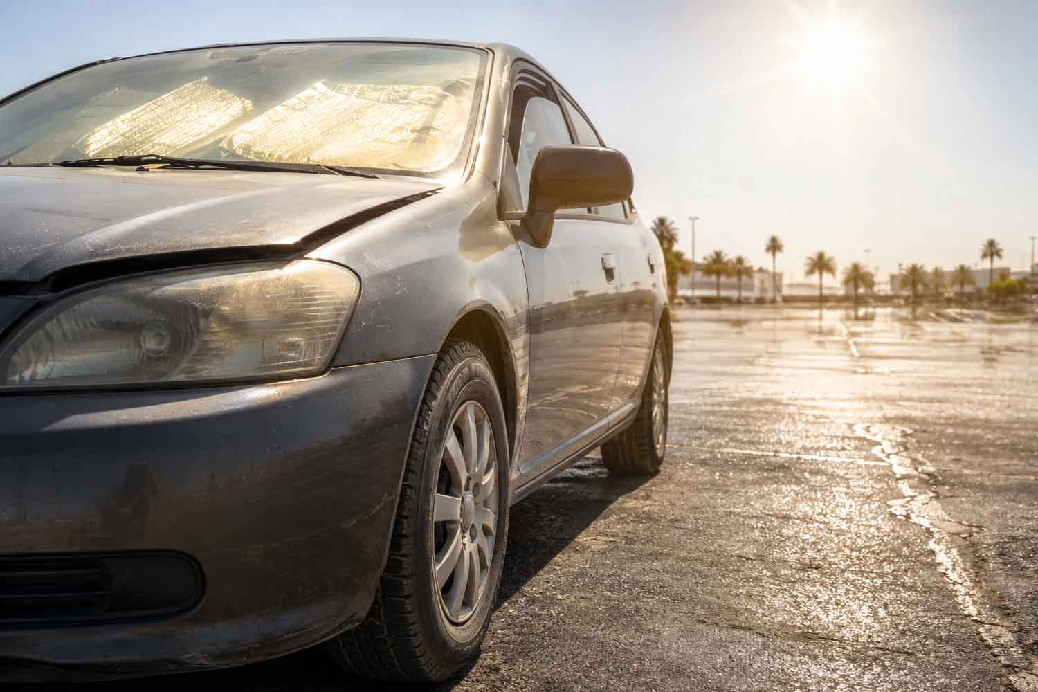 auto e caldo estremo