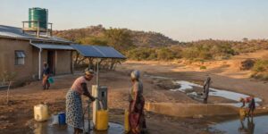 Rooftop tanks, solar wells and sand dams: Southern African communities are learning to live with drought
