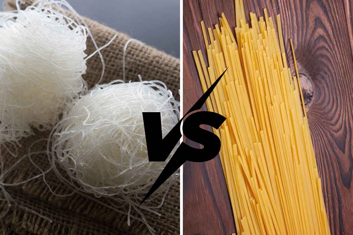 noodles soia versus spaghetti