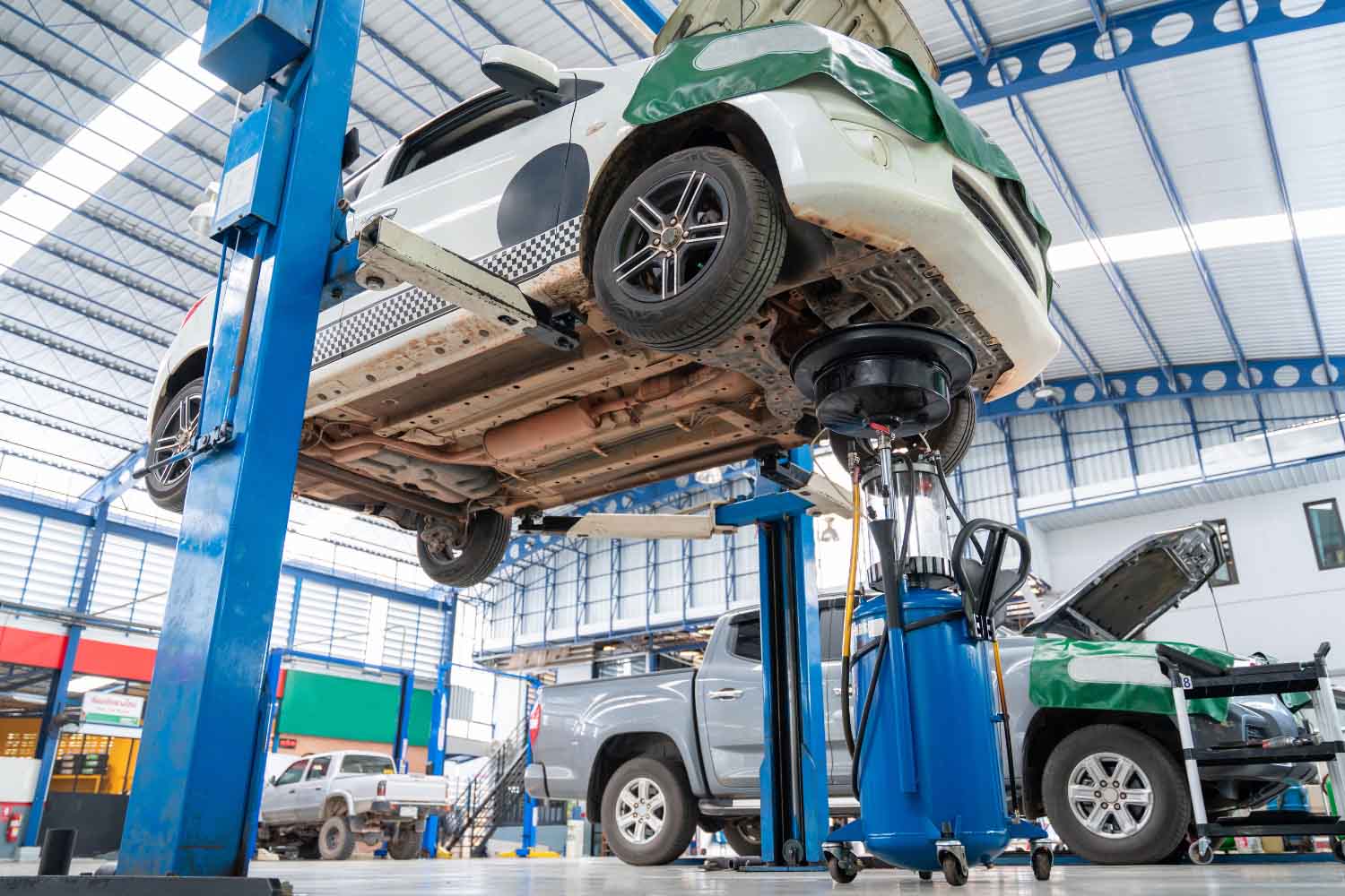 auto dal meccanico