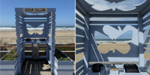This special telephone booth by the ocean allows you to “talk” to those who are no longer here