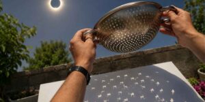 Why experts are recommending getting a colander to watch the August 12 solar eclipse