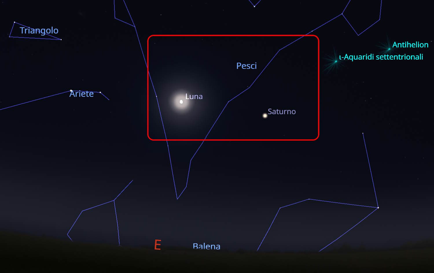 kisses moon saturn